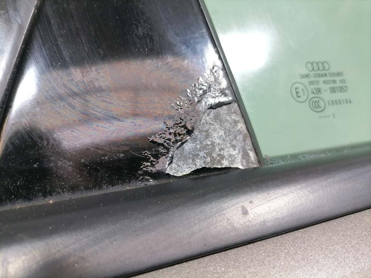 Audi A3 8P original T&uuml;r hinten rechts LY1P Dakotagrau Metallic Rohbau BJ12